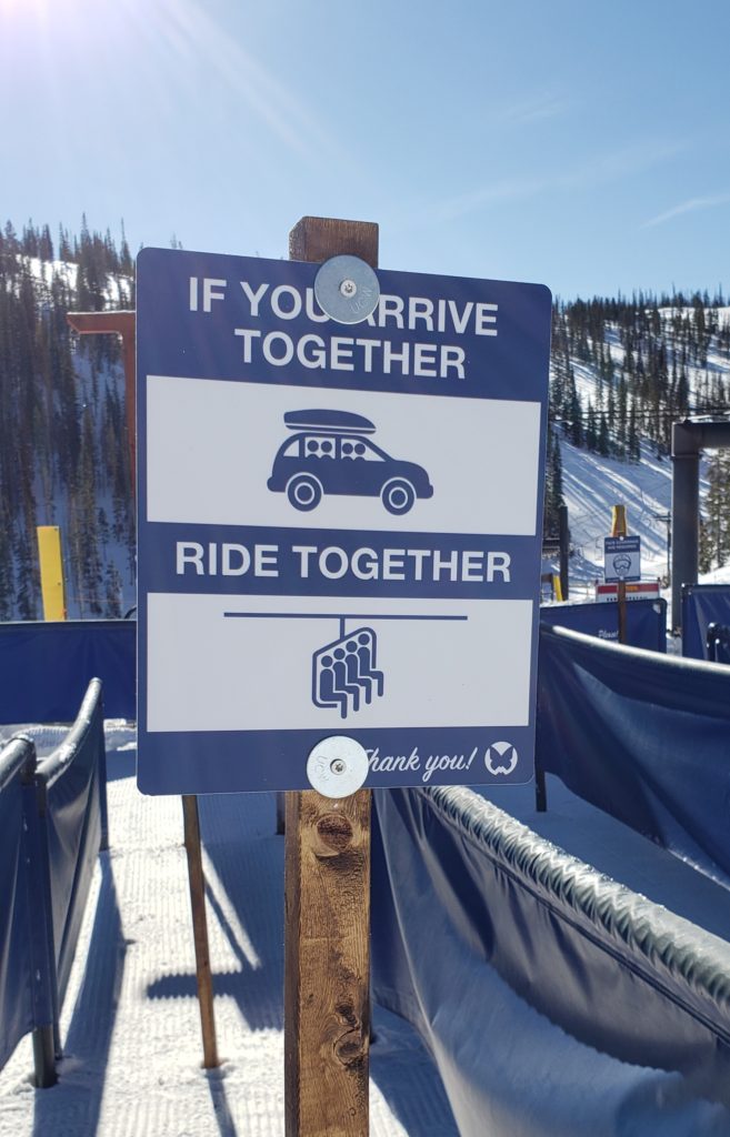 If you arrive together, ride together.