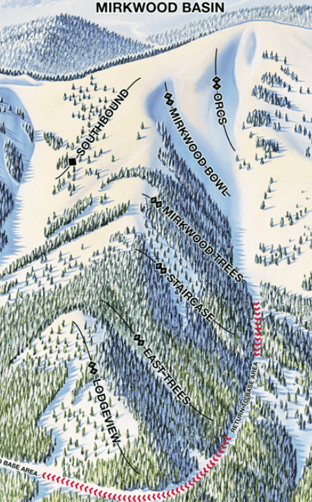 Mirkwood Trail Map